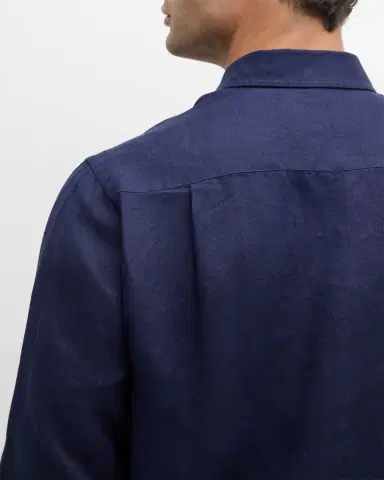Vilebrequin Caroubis Linen Pocket Sport Shirt | Thumbnail 7