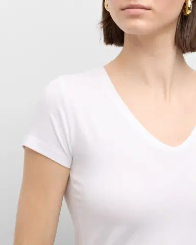 MAJESTIC FILATURES Soft Touch Short-Sleeve V-Neck Tee | Thumbnail 5 MAJESTIC FILATURES Soft Touch Short-Sleeve V-Neck Tee | Thumbnail 5