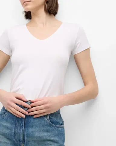 MAJESTIC FILATURES Soft Touch Short-Sleeve V-Neck Tee | Thumbnail 7 MAJESTIC FILATURES Soft Touch Short-Sleeve V-Neck Tee | Thumbnail 7