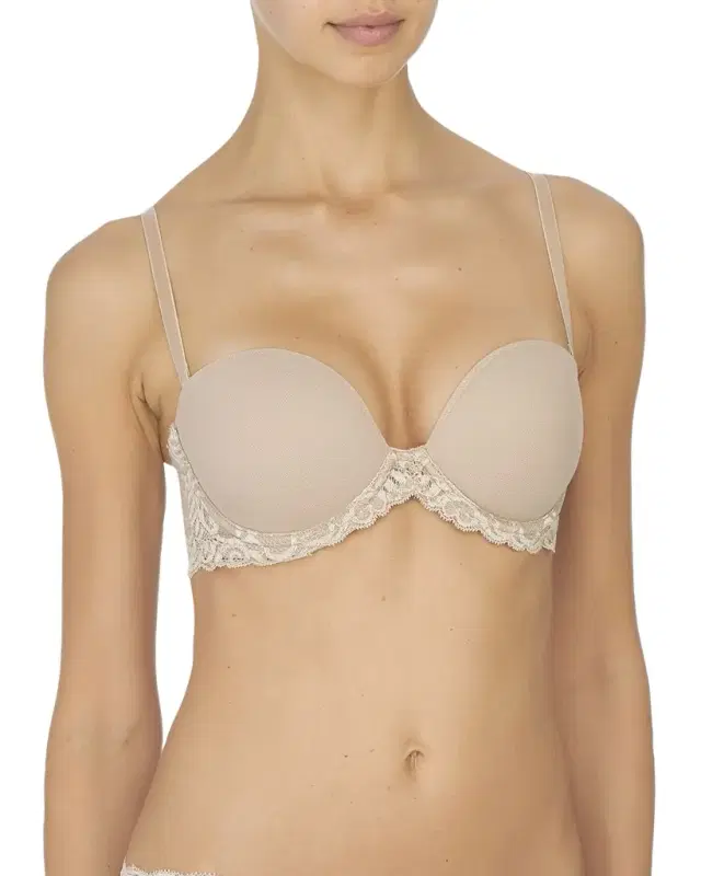 Natori Feathers Strapless Plunge Bra