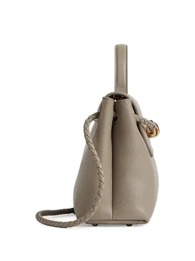 Bottega Veneta Women's Ciao Ciao Leather Top Handle bag - Limestone Brass | Thumbnail 4