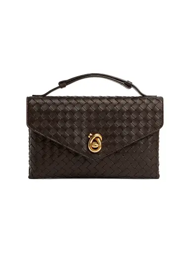 Bottega Veneta Women's Knot Lock Intrecciato Leather Top Handle Bag | Thumbnail 1 Bottega Veneta Women's Knot Lock Intrecciato Leather Top Handle Bag | Thumbnail 1