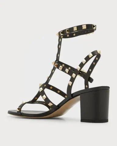 Valentino Garavani Rockstud Leather 60mm City Sandals | Thumbnail 4 Valentino Garavani Rockstud Leather 60mm City Sandals | Thumbnail 4