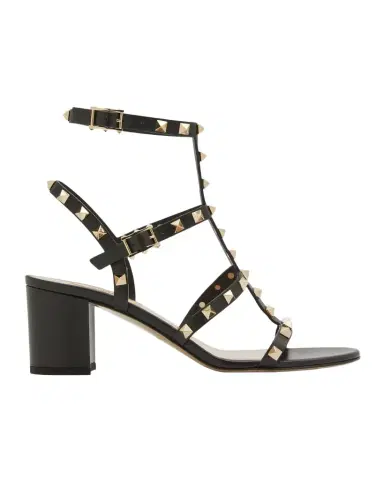 Valentino Garavani Rockstud Leather 60mm City Sandals | Thumbnail 1 Valentino Garavani Rockstud Leather 60mm City Sandals | Thumbnail 1