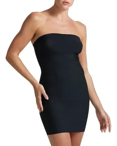 Commando Two-Faced Tech Strapless Control Shapewear Slip | Thumbnail 1