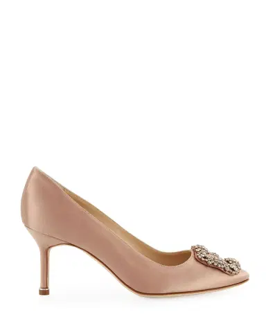 Manolo Blahnik Hangisi 70mm Pump | Thumbnail 3