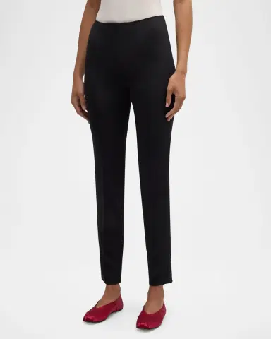 Akris Melissa Silk Marocain Pants | Thumbnail 3