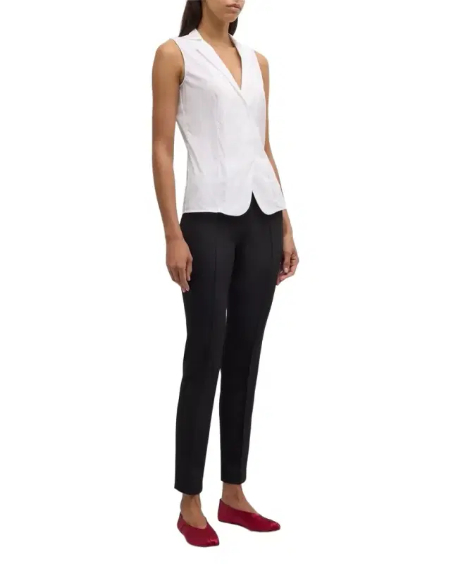Akris Melissa Silk Marocain Pants