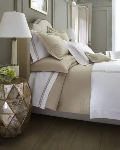 Sferra Marcus Standard Cane Matelasse Sham | Thumbnail 2