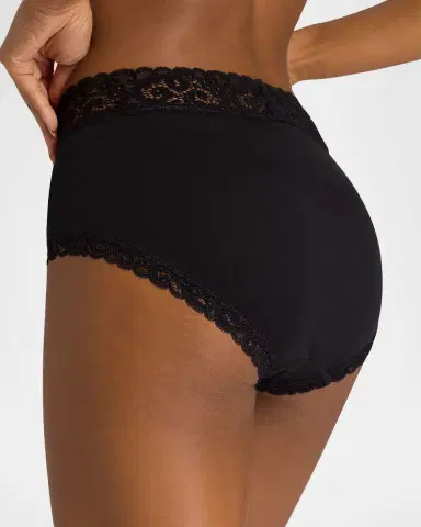 Hanro Moments Lace-Trim Full Brief | Thumbnail 3 Hanro Moments Lace-Trim Full Brief | Thumbnail 3