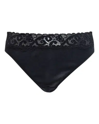 Hanro Moments High-Cut Lace-Trim Briefs | Thumbnail 1 Hanro Moments High-Cut Lace-Trim Briefs | Thumbnail 1