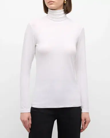 MAJESTIC FILATURES Soft Touch Long-Sleeve Turtleneck | Thumbnail 4 MAJESTIC FILATURES Soft Touch Long-Sleeve Turtleneck | Thumbnail 4