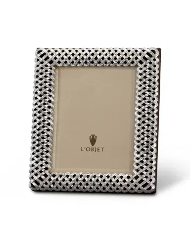 L 'Objet Platinum Braid 5" x 7" Picture Frame | Thumbnail 2