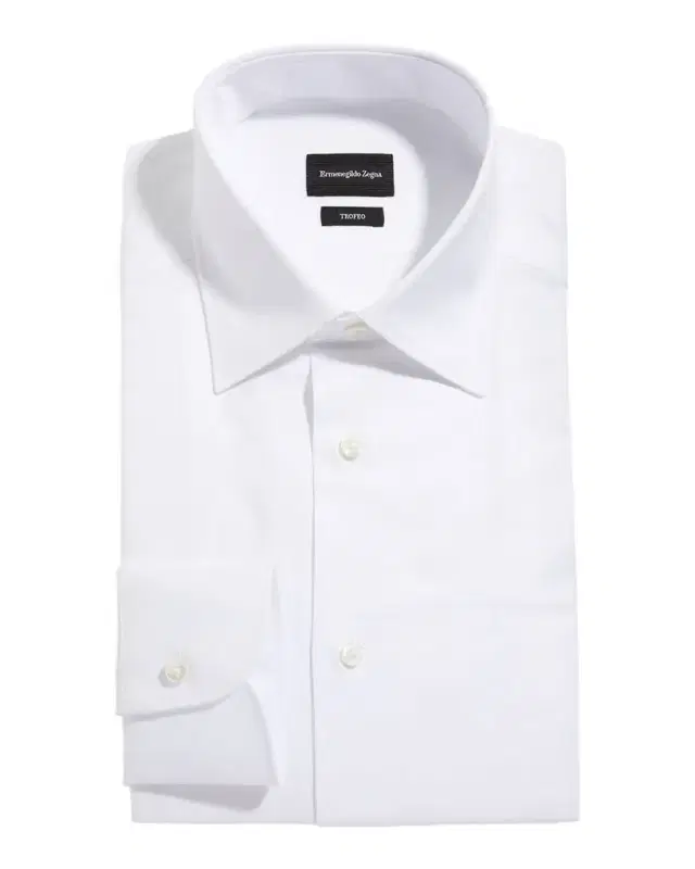 ZEGNA Men 's Trofeo® Solid Regular-Fit Dress Shirt