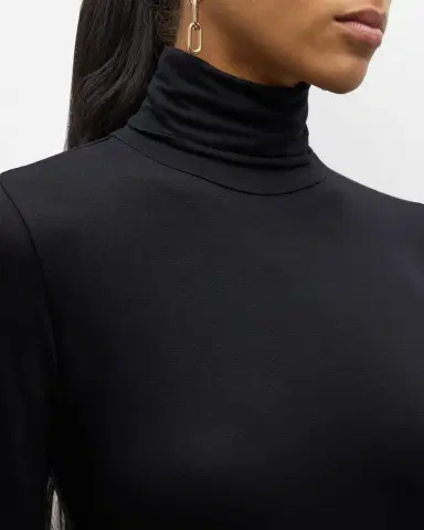 MAJESTIC FILATURES Soft Touch Long-Sleeve Turtleneck | Thumbnail 5 MAJESTIC FILATURES Soft Touch Long-Sleeve Turtleneck | Thumbnail 5