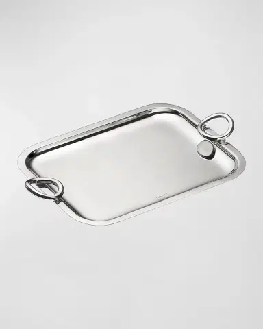 Christofle Extra-Large Vertigo Tray with Handles | Thumbnail 2