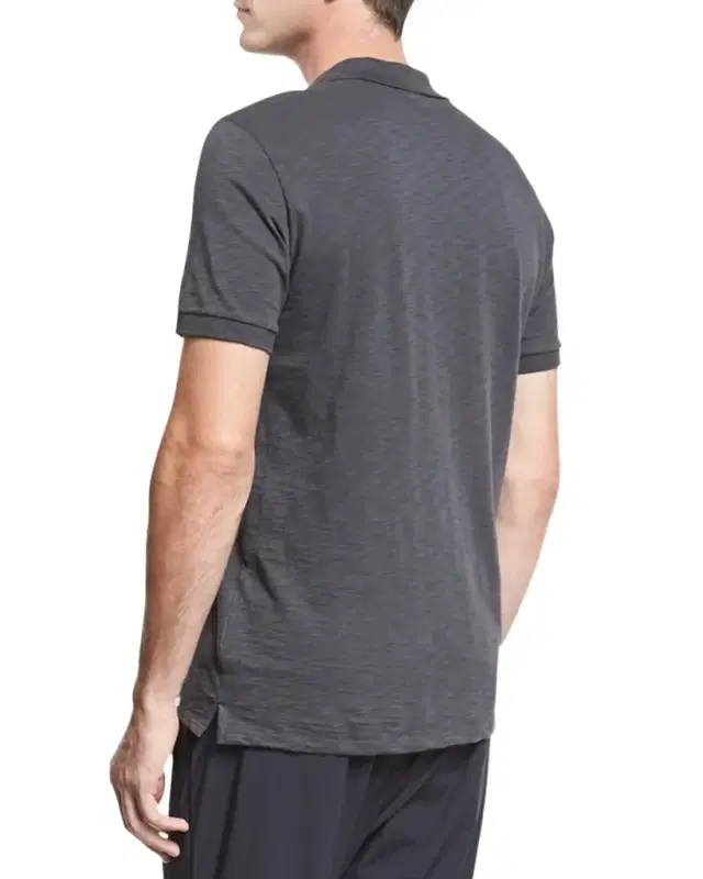 Vince Classic Slub Cotton Polo Shirt