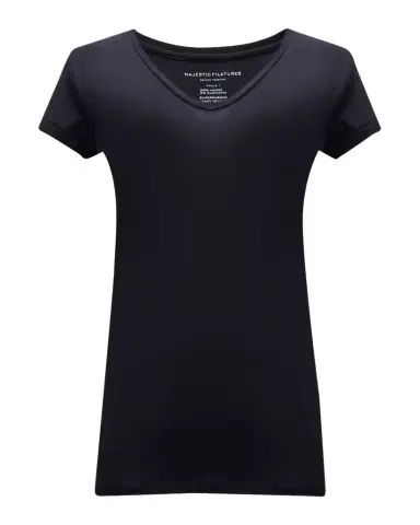 MAJESTIC FILATURES Soft Touch Short-Sleeve V-Neck Tee | Thumbnail 1 MAJESTIC FILATURES Soft Touch Short-Sleeve V-Neck Tee | Thumbnail 1