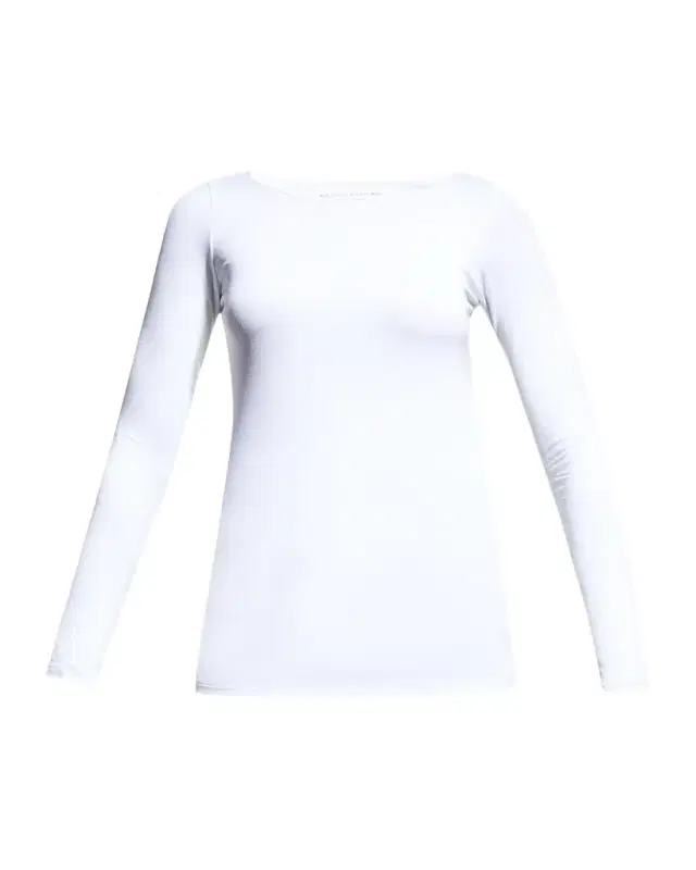 Majestic Filatures Soft Touch Marrow-Edge Long-Sleeve Top