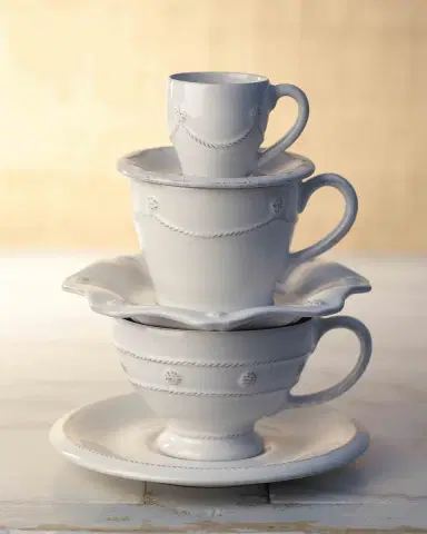 Juliska Berry & Thread Whitewash Scallop Saucer | Thumbnail 2
