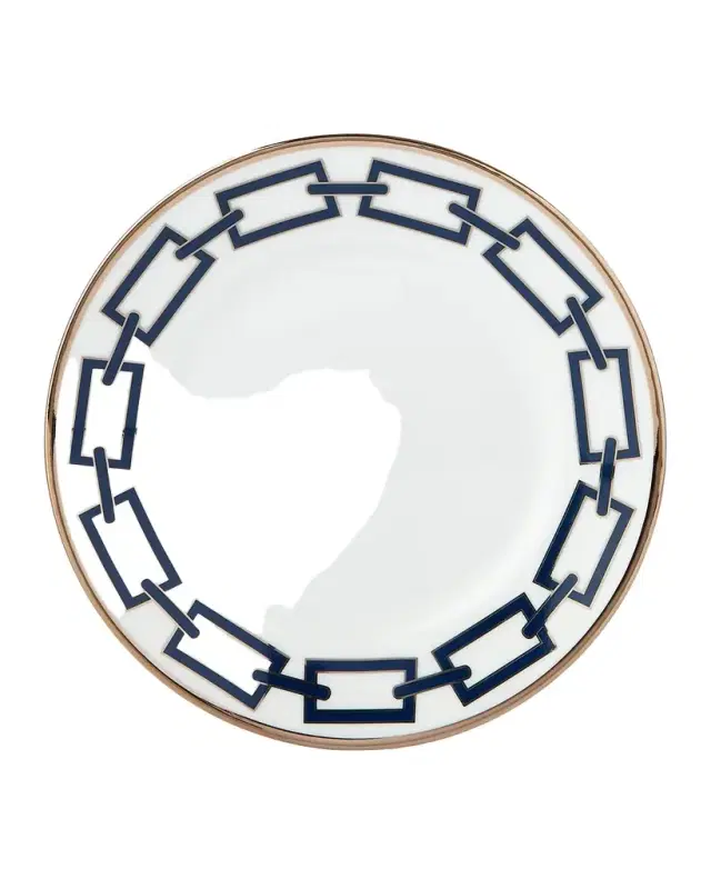 Ginori 1735 Catene Blue Bread & Butter Plate