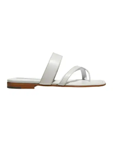 Manolo Blahnik Susa Flat Leather Sandals | Thumbnail 1 Manolo Blahnik Susa Flat Leather Sandals | Thumbnail 1