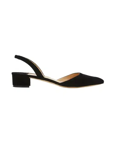 Manolo Blahnik Aspro Suede Block-Heel Slingback Pump | Thumbnail 1