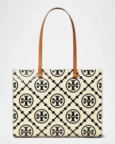 Tory Burch T Monogram Embossed Leather Tote Bag | Thumbnail 2