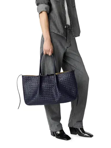 Bottega Veneta Women's Pinacoteca Reversible Intrecciato Leather Tote Bag | Thumbnail 3 Bottega Veneta Women's Pinacoteca Reversible Intrecciato Leather Tote Bag | Thumbnail 3