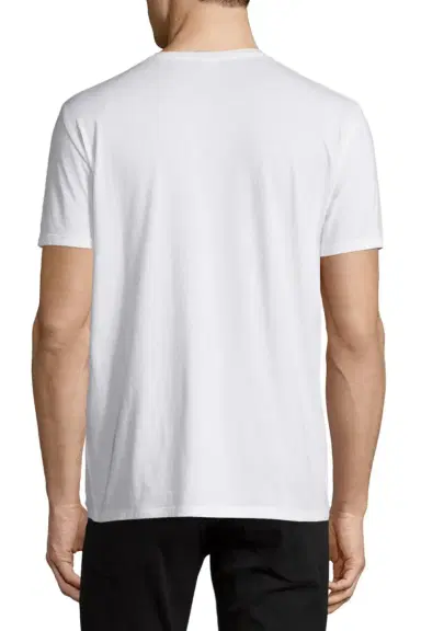 Vince Short-Sleeve V-Neck Jersey T-Shirt, Gray | Thumbnail 4 Vince Short-Sleeve V-Neck Jersey T-Shirt, Gray | Thumbnail 4
