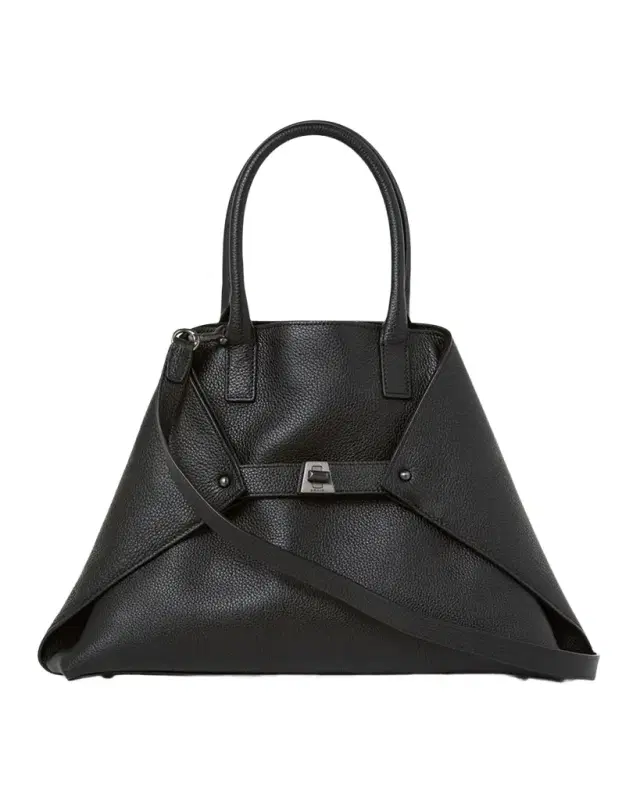 Akris Ai Small Leather Top-Handle Bag