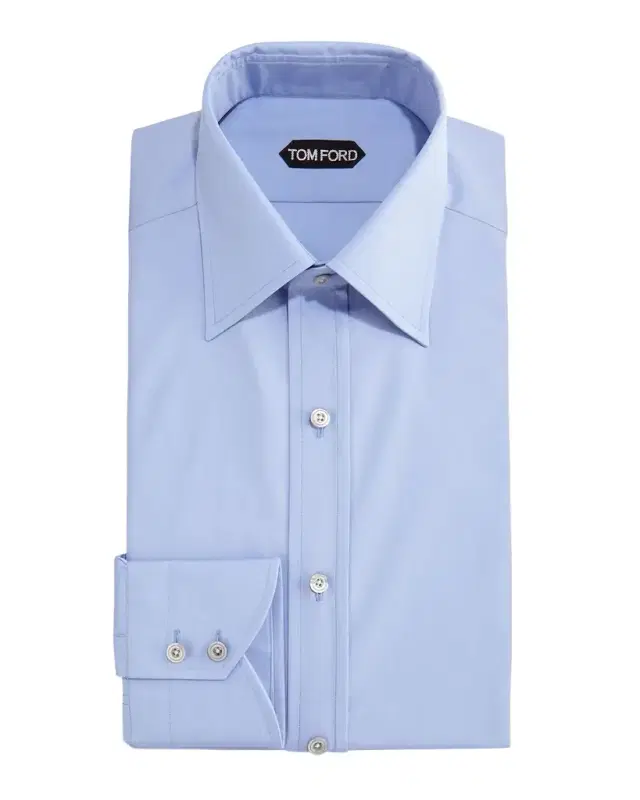 TOM FORD Slim-Fit Classic Dress Shirt, Blue