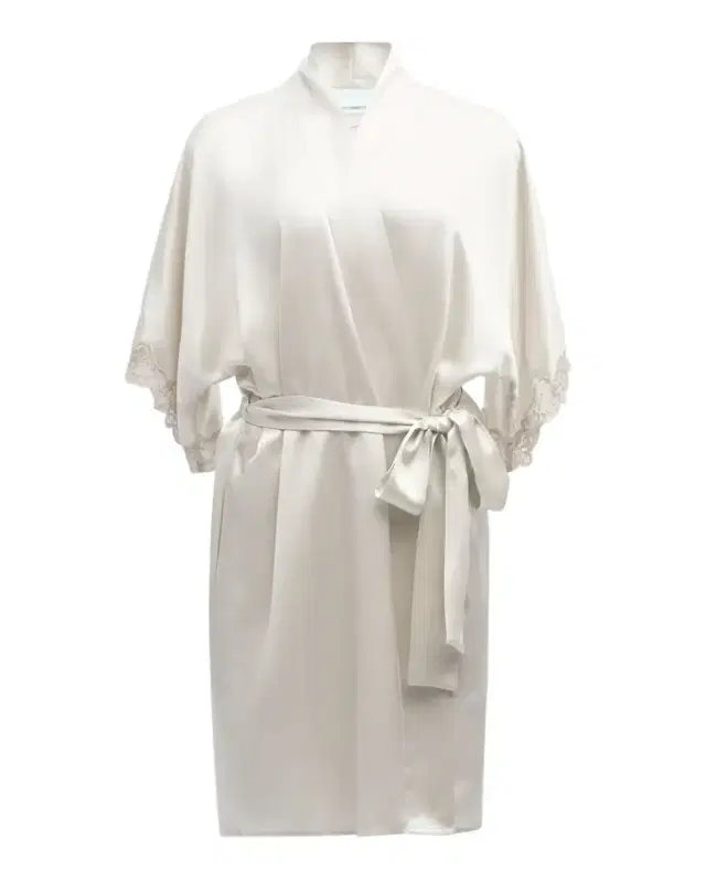Christine Lingerie Bijoux Short Silk Robe