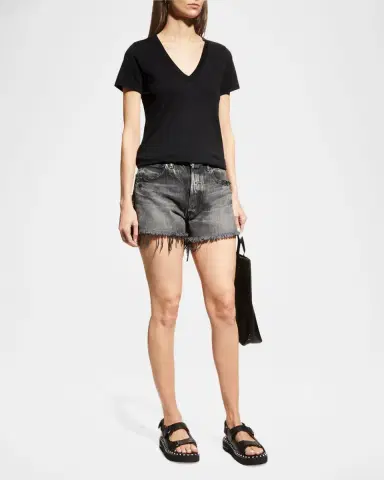 rag & bone The Vee Basic T-Shirt | Thumbnail 2 rag & bone The Vee Basic T-Shirt | Thumbnail 2