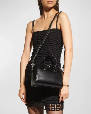 Givenchy Antigona Mini Top Handle Bag in Box Leather | Thumbnail 2 Givenchy Antigona Mini Top Handle Bag in Box Leather | Thumbnail 2