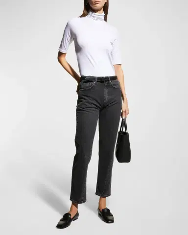 MAJESTIC FILATURES Soft Touch Half-Sleeve Turtleneck | Thumbnail 2 MAJESTIC FILATURES Soft Touch Half-Sleeve Turtleneck | Thumbnail 2