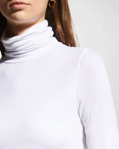MAJESTIC FILATURES Soft Touch Half-Sleeve Turtleneck | Thumbnail 5 MAJESTIC FILATURES Soft Touch Half-Sleeve Turtleneck | Thumbnail 5