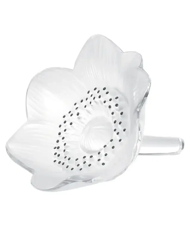Lalique Anemone Flower Sculpture