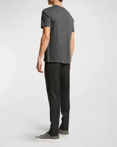 Vince Men's Short-Sleeve Pima Crewneck Jersey T-Shirt | Thumbnail 3 Vince Men's Short-Sleeve Pima Crewneck Jersey T-Shirt | Thumbnail 3