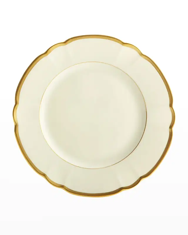 Haviland & Parlon Colette Gold Salad/Dessert Plate