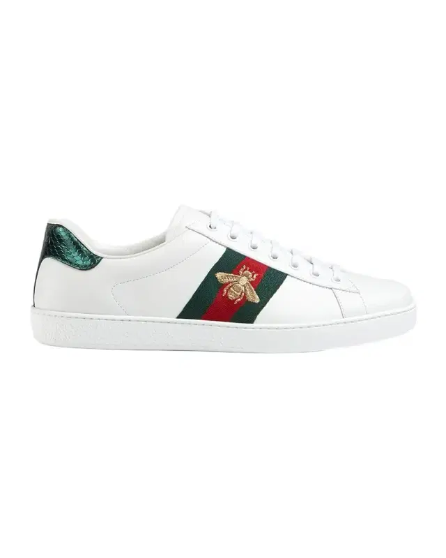 Gucci Men 's New Ace Embroidered Low-Top Sneakers