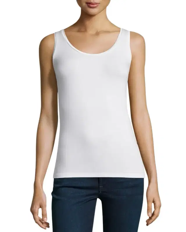 Majestic Filatures Soft Touch Scoop-Neck Tank
