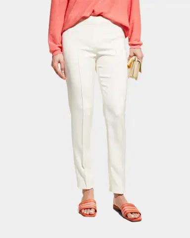 Akris Melissa Mid-Rise Slim-Leg Pants | Thumbnail 2