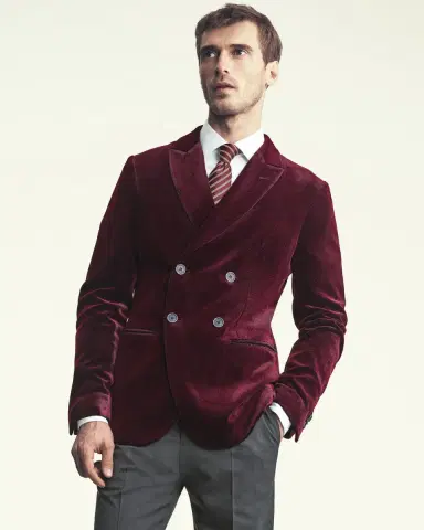 Giorgio Armani Wool Flat-Front Trousers, Gray | Thumbnail 4