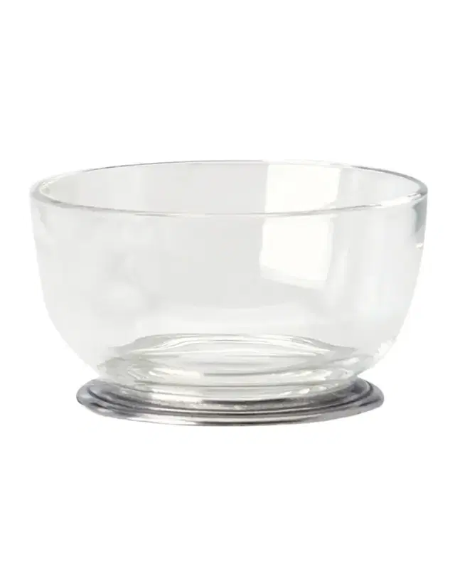 Match Round Crystal Bowl