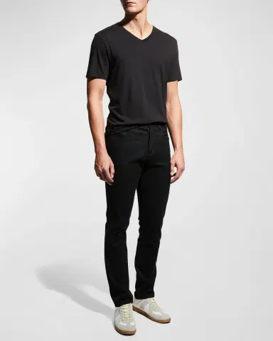 Vince Short-Sleeve V-Neck Jersey T-Shirt, Gray | Thumbnail 2 Vince Short-Sleeve V-Neck Jersey T-Shirt, Gray | Thumbnail 2