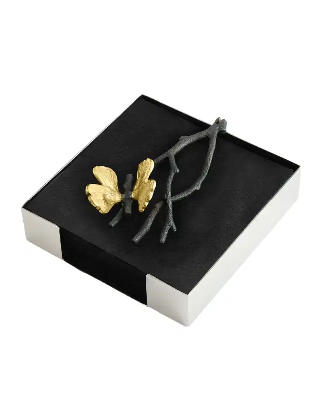 Michael Aram Butterfly Ginkgo Cocktail Napkin Holder