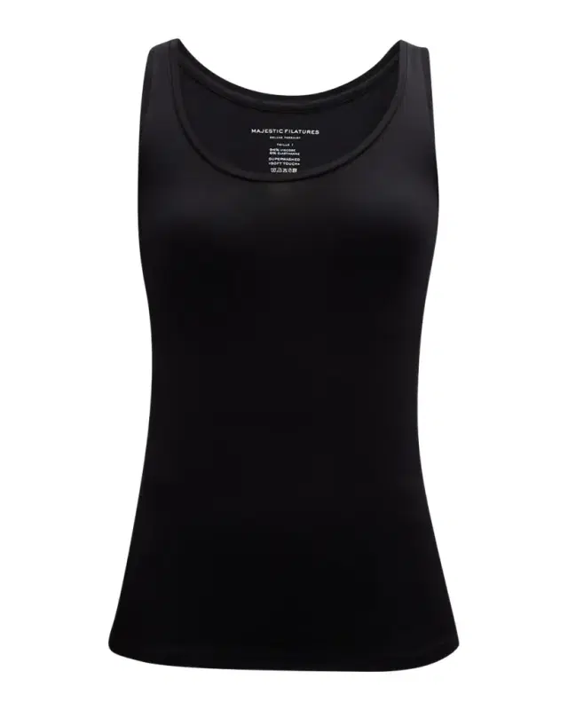 Majestic Filatures Soft Touch Scoop-Neck Tank