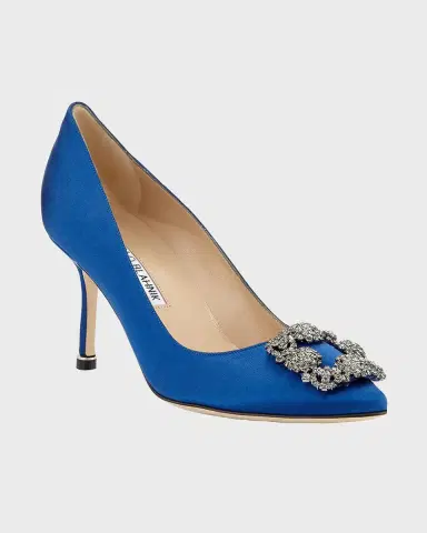 Manolo Blahnik Hangisi 70mm Pump | Thumbnail 2