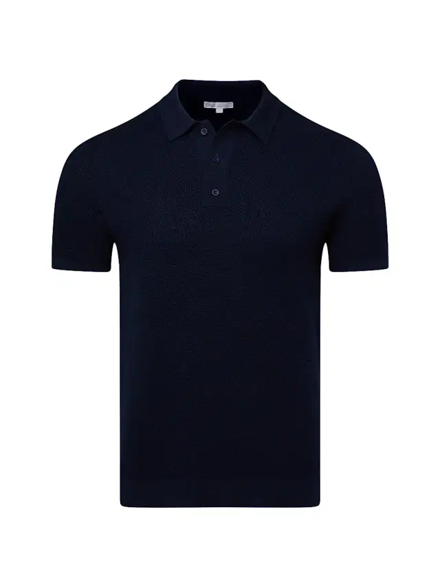 Onia Men's Textured Knit Polo Shirt - Deep Navy